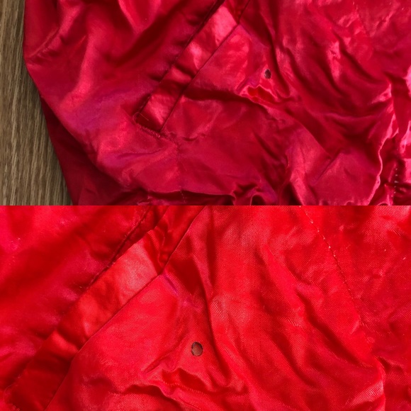 Vintage Don Alleson Athletic Varsity Bomber Style RED JACKET - Picture 11 of 11